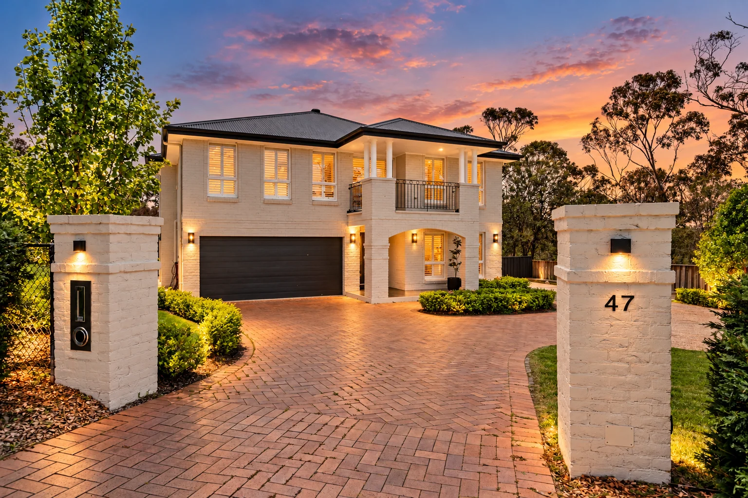 Front of house from driveway view